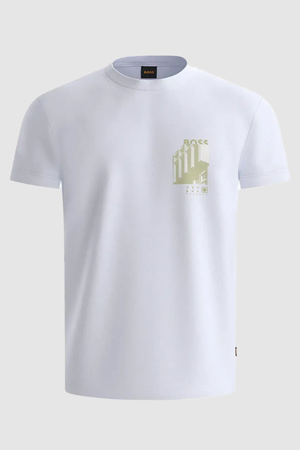 ΜΠΛΟΥΖΑ T-SHIRT BOSS - 100 ΛΕΥΚΟ